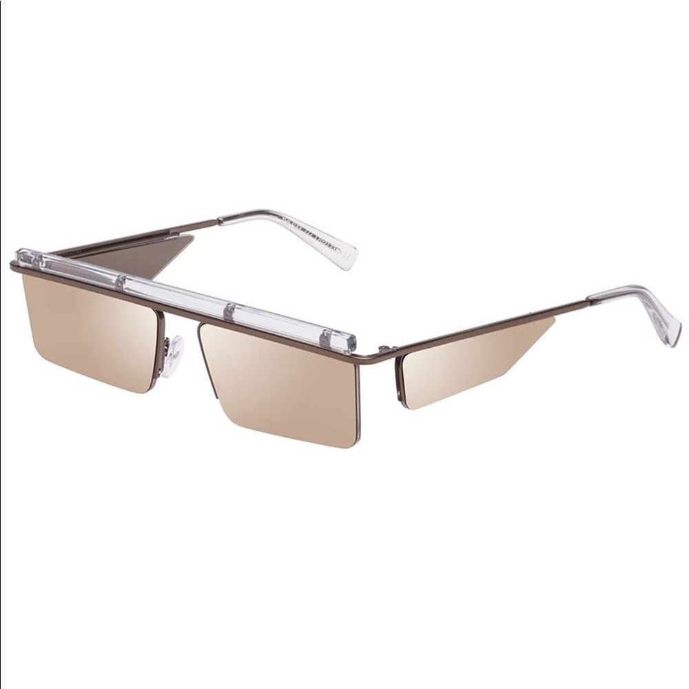 ADAM SELMAN X LE SPECS LUXE THE FLEX BRONZE SUNGLASSES